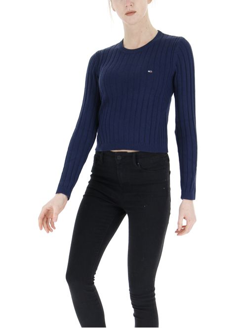 Maglia Donna Tommy Jeans Regulatr Rib