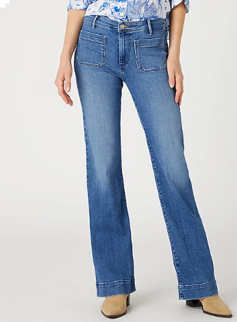 Jeans Flared  Donna Wrangler