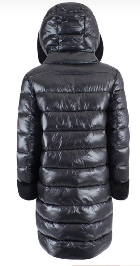 Cappotto- Donna- Yes-Zee- Trapuntato-Inserti-In-Pelliccia-2-jpg
