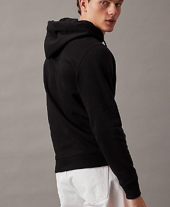 Felpa Uomo Calvin Klein Jeans Con Cappuccio Con Monogramma-2-jpg
