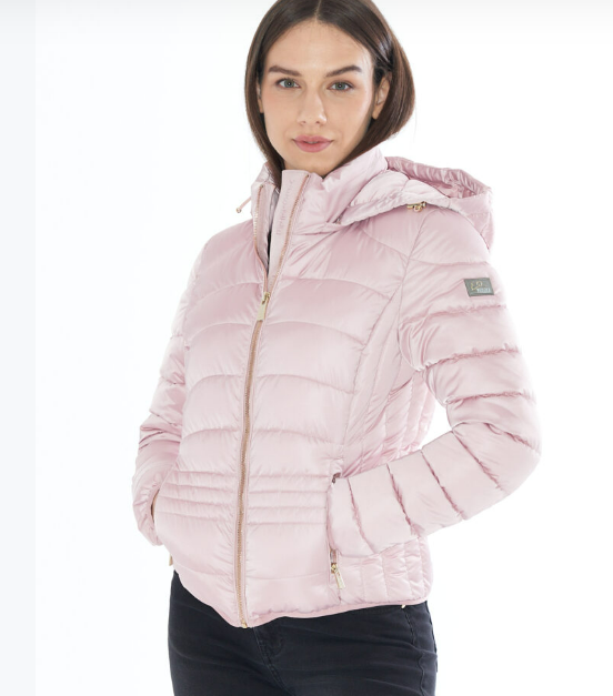 Giubbino Donna Yes-Zee Trapuntato Con Cappuccio