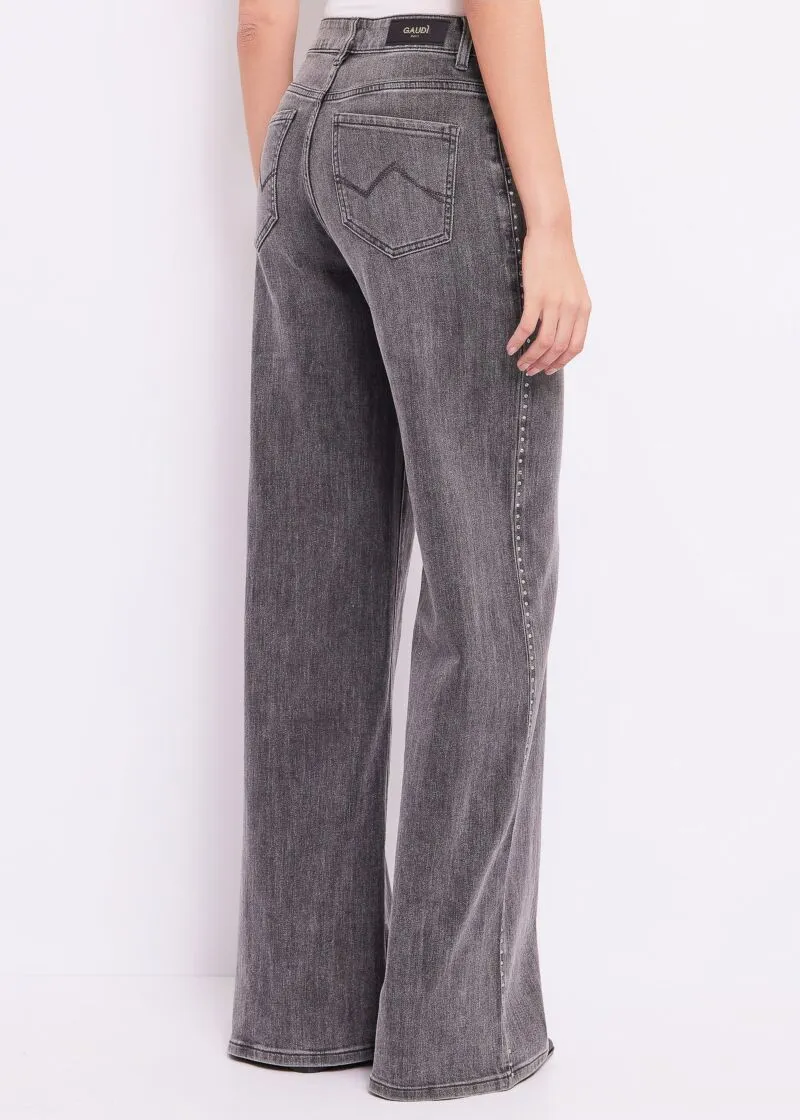 jeans grigio strass 2