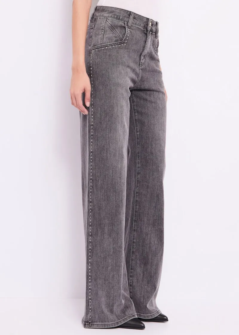 jeans grigio strass 4