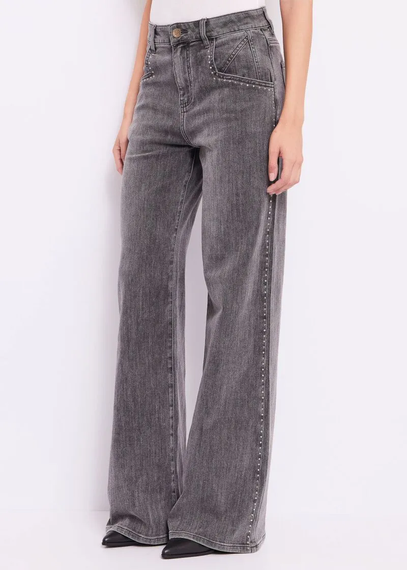 jeans grigio strass 5