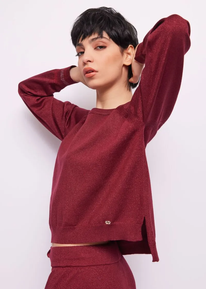 maglia girocollo lurex 5