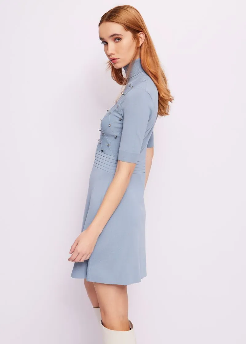 vestito azzurro maglia 2