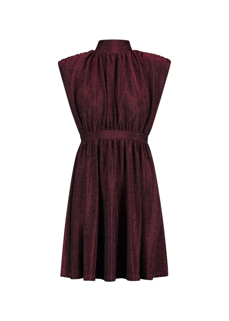 vestito lurex rosso 5