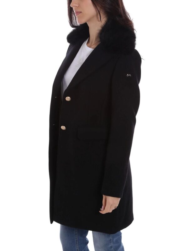 Cappotto Donna Pelliccia Staccabile - Yes-Zee