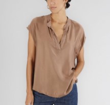 Blusa Donna CafèNoir Smanicata Over