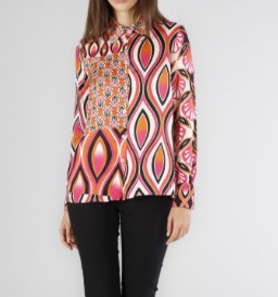 Camicia Donna CafèNoir Stampata
