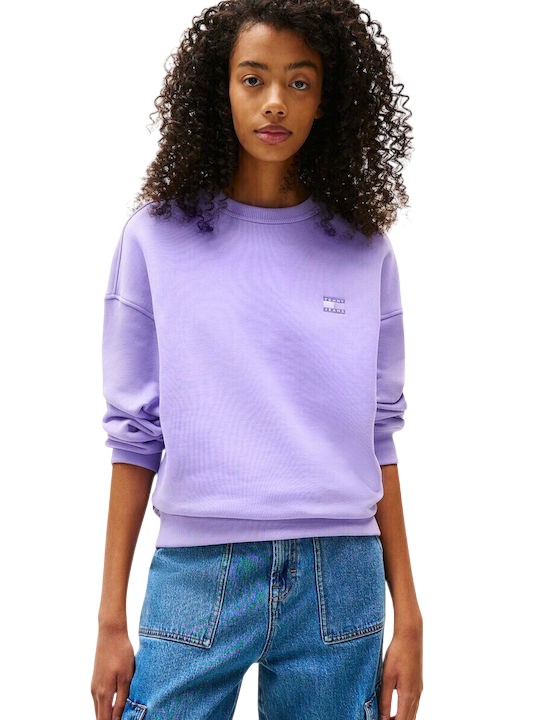 Felpa Donna Tommy Jeans Crew