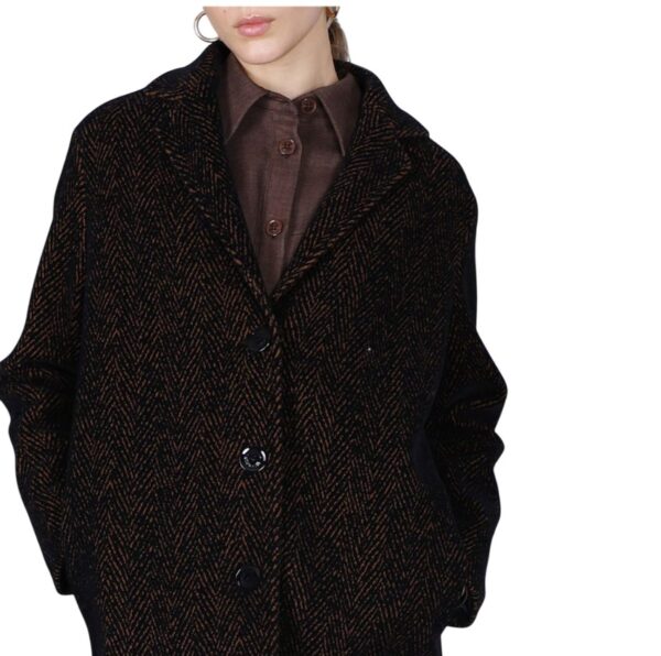 Cappotto Donna CafèNoir Monopetto