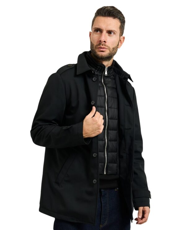 Cappotto Uomo Yes-Zee Con Finto Gilet