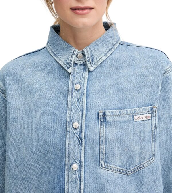 Camicia Donna Calvin Klein Jeans Denim Dad