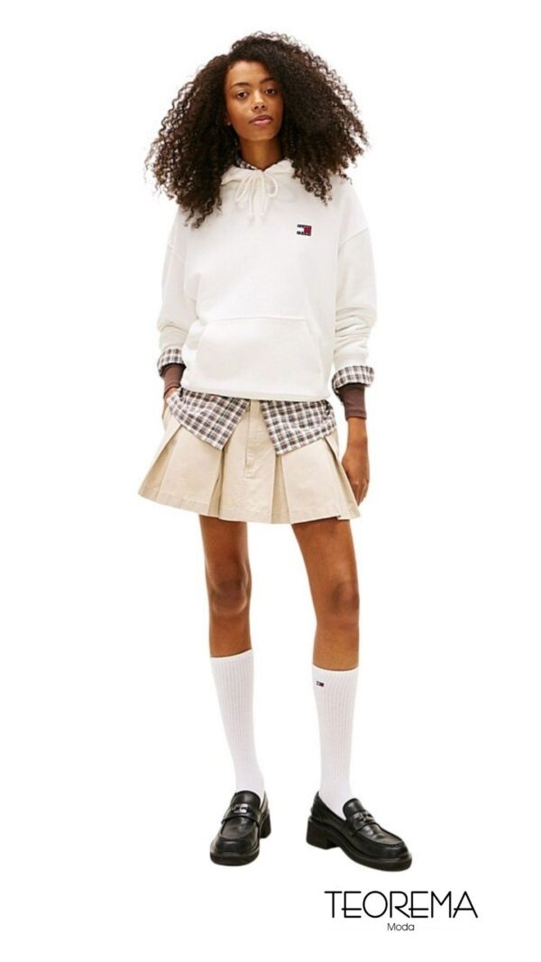 Felpa Donna Tommy Jeans C/Cappuccio