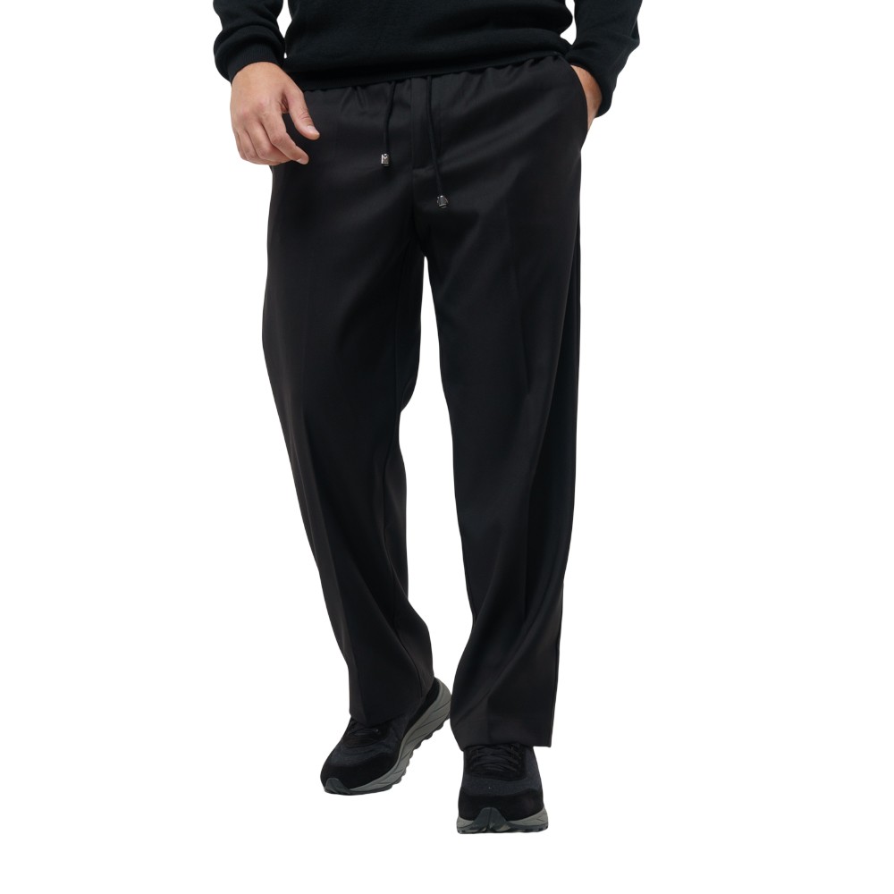 PantaloneUomo-Nero-Richmond-Teoremamoda.shop.