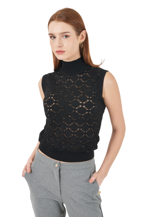 Maglia Donna Yes-Zee Smanicata Lupetto