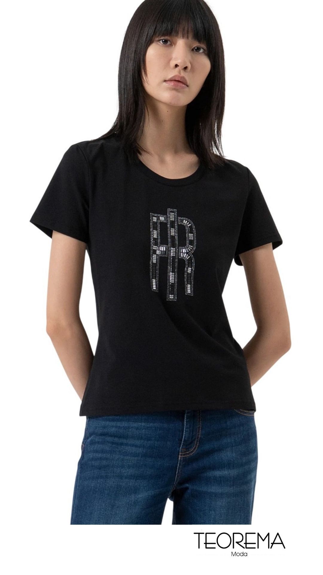T-ShirtDonna-Fracomina-Teoremamoda.shop
