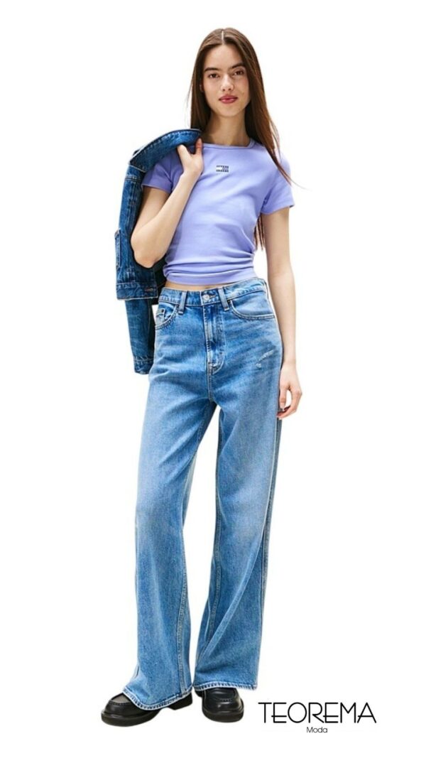 T-shirt Donna Tommy Jeans Slim Mc