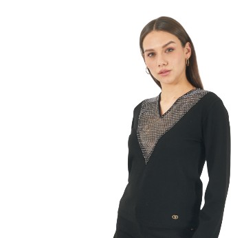 Maglia Donna Yes-Zee Con Strass