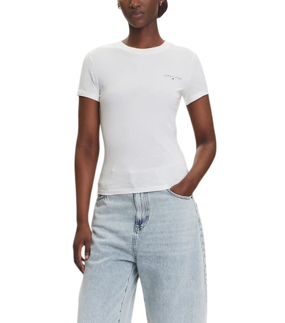 T-ShirtDonna-Bianco-TommyHilfiger-Teoremamoda.shop
