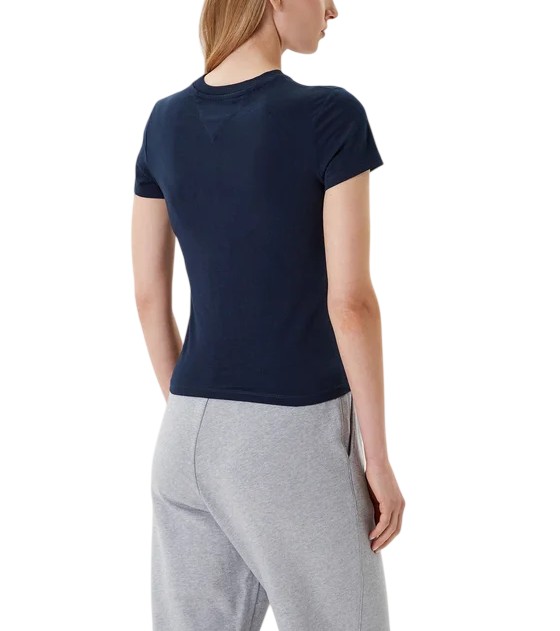 T-ShirtDonna-BluNavy-TommyHilfiger-Teoremamoda.shop..