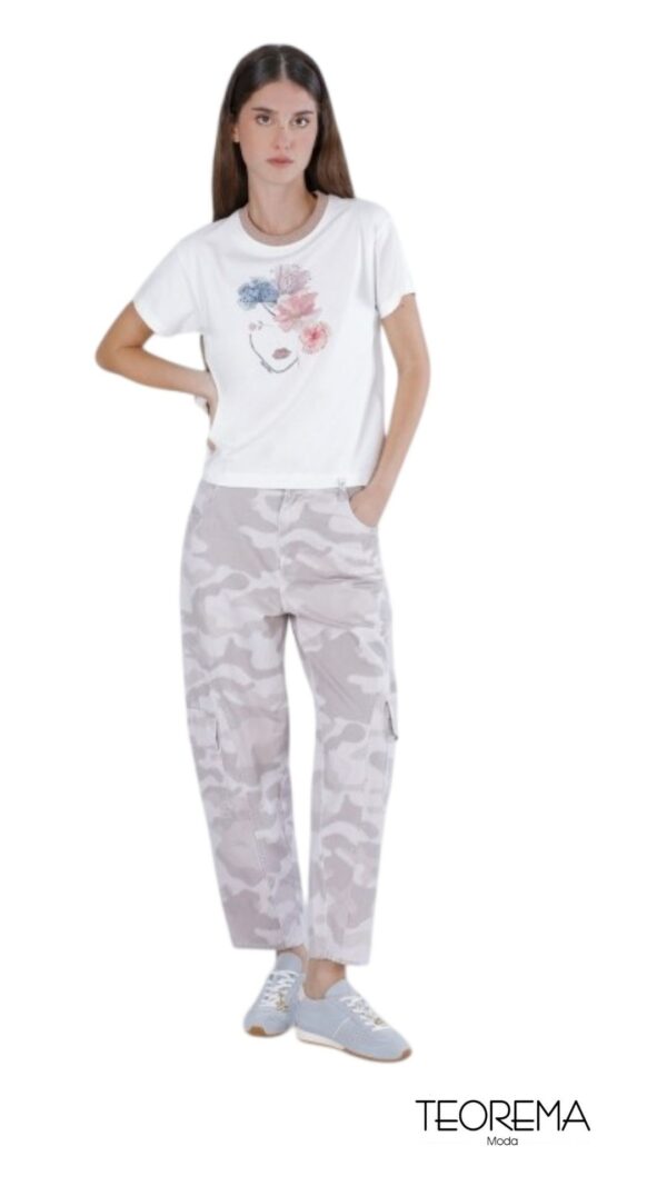 T-shirt Donna Cafè Noir Costina Lurex