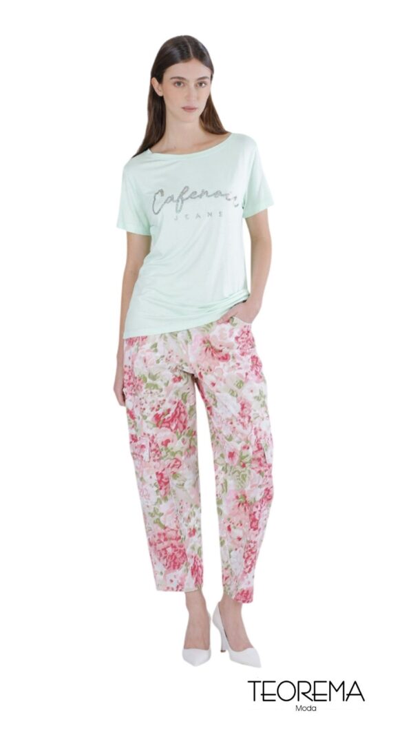 T-shirt Donna Cafè Noir Girocollo