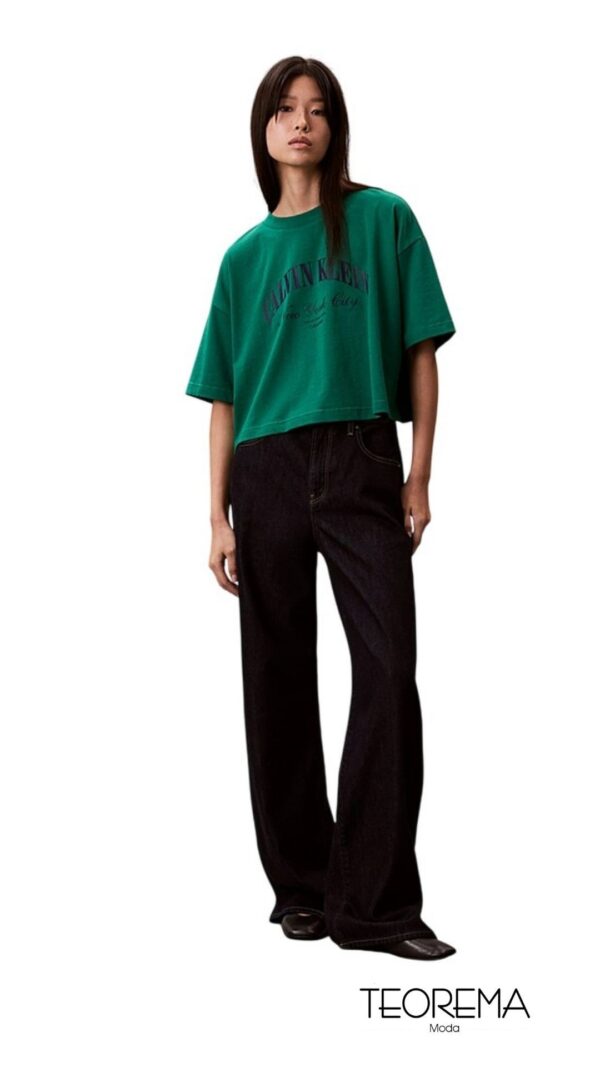 T-shirt Donna Calvin Klein Jeans Crop