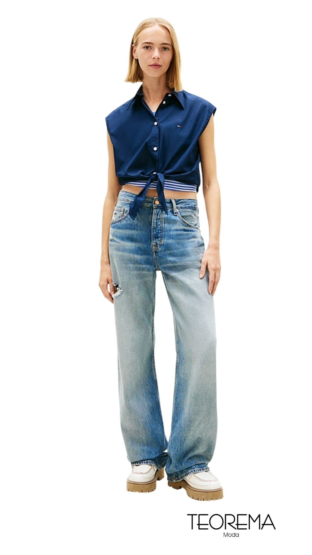 CamiciaDonna-TommyJeans-Teoremamoda.shop