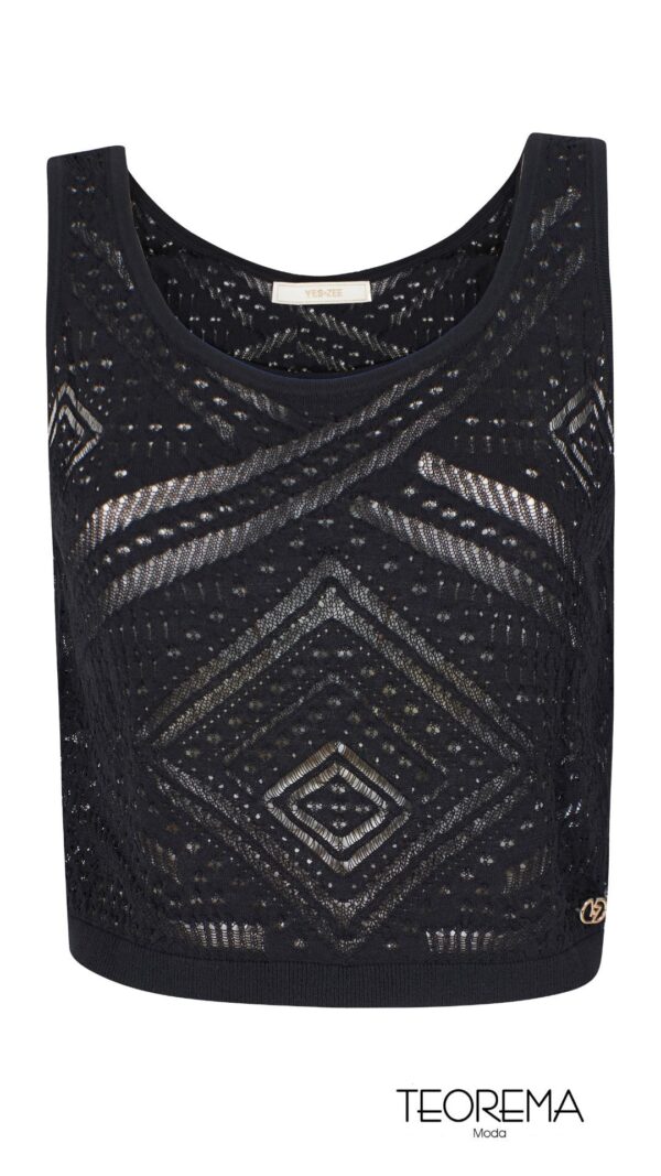 Top Donna Yes-Zee In Maglia Cropped