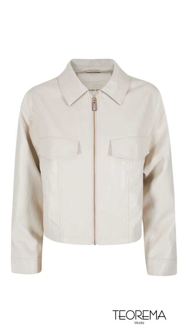 Giubbino Donna Yes-Zee Cropped Similpelle