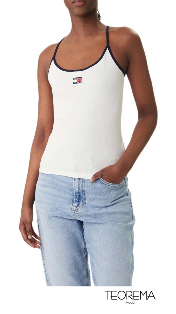 Top Donna Tommy Jeans Slim